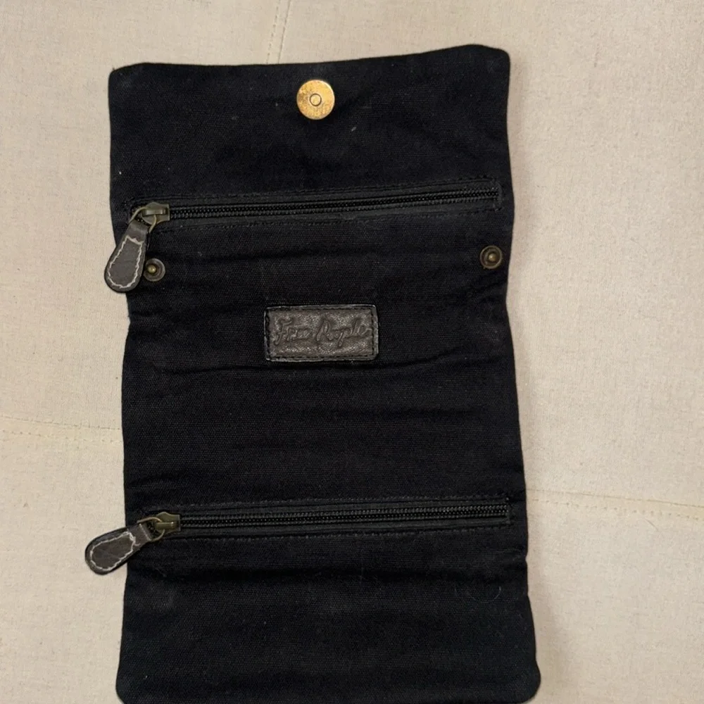 Free People Brown Fold-Over Leather Wallet - Picture 3 of 13